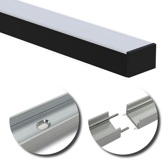 KIT noir performax 20x12 opaque in cover 2m